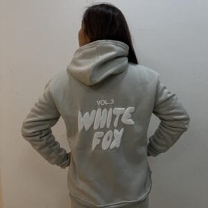 White Fox Hoodie - European & American Fashion Pullover Sweatshirt