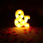 Alphabet Letter LED Lights Luminous Number Lamp Battery Warm Night Light for home Wedding Birthday Christmas party Decoration - Image 6