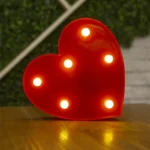 Alphabet Letter LED Lights Luminous Number Lamp Battery Warm Night Light for home Wedding Birthday Christmas party Decoration - Image 4