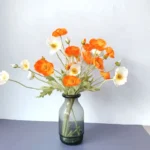 Artificial Flowers Fake Poppy Silk Flowers Long Stem Housewarming Garden Table Wedding DIY Party Wedding Bridal Bouquet Decor - Image 5