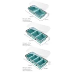 2/3/4 Grid Lunchbox Compartmentalized Wheat Straw Picnic Storage Boxs Microwave Dinnerware Food Fruit Container - Image 6