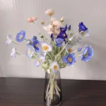Artificial Flowers Fake Poppy Silk Flowers Long Stem Housewarming Garden Table Wedding DIY Party Wedding Bridal Bouquet Decor - Image 3