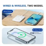 50,000mAh Magnetic Wireless Power Bank with Fast Charging – Portable Charger for iPhone MagSafe & Android Phones - Image 3