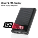 4x18650 DIY Power Bank Box – Fast Charging Case with LED Display