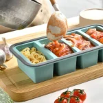 2/3/4 Grid Lunchbox Compartmentalized Wheat Straw Picnic Storage Boxs Microwave Dinnerware Food Fruit Container - Image 5