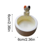 Cartoon Cat Candle Holder Cat Tea Light Candle Holder Office Home Desktop Decorative Ornaments Cute Candlestick Craft Decoration - Image 6