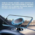 Magnetic Car Phone Mount Stand – Universal GPS Holder for iPhone, Samsung & Smartphones - Image 6