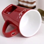 130ML European Candle Cup Cheese Chocolate Melting Ceramic Mug Heating Food Ceramic Mug with Fork Creative Coffee Mug Tableware - Image 5