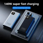 New 500000mAh Power Bank 140W Super Fast Charging Powerbank Portable External Battery Charger for iPhone Huawei Samsung Xiaomi - Image 5