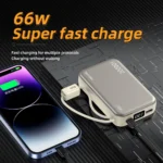 20000mAh 66W Fast Charge Power Bank CCC Chinese Certification with Cable for Xiaomi Huawei Samsung IPhone - Image 3