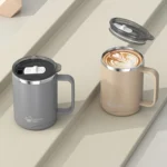 WORTHBUY 304 Stainless Steel Double Wall Insulated Coffee Mug With Handle Portable Sealed Water Cup Large Capacity Drinking Cup - Image 3