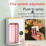 Automatic Diffuser Aromatherapy Car Perfume with Display Essential Oil Humidifier Bathroom Deodorization Air Freshener Jasmine - Image 2