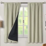 High Shade Waterproof Heat Insulation Indoor Outdoor Curtains Door Curtains Decoration Home Garden - Image 3