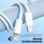5W PD USB-C to Lightning Cable for iPhone 14–7 Series – Fast Charge & Data Sync - Image 2