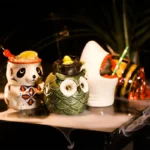 Hawaii Ceramic Tiki Mug Creative Cocktail Cup Easter Island Tiki Mugs Halloween Gift for Bar Tool - Image 2