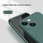 MagSafe Silicone Case for iPhone 16–11 Series – Magnetic Soft Cover - Image 4