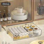 Drawer Storage Box Under Table Hidden Self-Adhesive Drawer Type Storage Cabinet Office Desk Cosmetics Stationery Storage Rack - Image 2