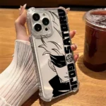 Jujutsu Kaisen Gojo Transparent Case for iPhone 16–11 & X Series – Shockproof Cover - Image 2