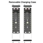Transparent 4-Port 22.5W Fast Power Bank Solder-Free 4-Cell 21700 Battery Case Portable PD Battery Storage Box with Outdoor Light - Image 6