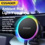 15W MagSafe Magnetic Car Charger – RGB Wireless Mount - Image 3