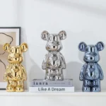 17/27/cm Aesthetic Bear brick Ceramic Staute Teddy Bear decor action figure Sculptures Ornament for room Home Decoration Crafts - Image 5