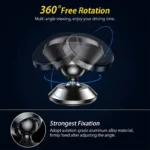 Magnetic Car Phone Mount Stand – Universal GPS Holder for iPhone, Samsung & Smartphones - Image 3