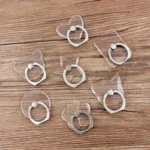 Clear Finger Ring Phone Holder Stand – Magnetic Universal Grip for iPhone, Samsung & Smartphones