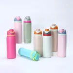 16/24OZ Thermos Cup One-touch Pop-open 304 Stainless Steel Double DrinkWater Bottle Hidden Handle Suitable for Outdoor,Daily Use