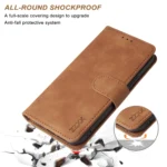Leather Flip Wallet Case for iPhone 16e–6s Plus – Card Slot Holder Cover - Image 5