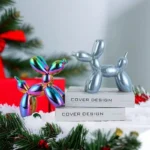 ceramics Balloon Dog Sculpture Home Decor room Decoration Accessories Office Nordic Animal Decorative Sculptures and Figurines - Image 3
