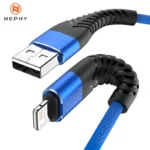 3A USB Fast Charge Cable for iPhone & iPad – Data Sync (1–3m)