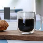 150-350ml Heat Resistant High Borosilicate Glass Mug Double Wall Glass Coffee Cup with Handle Milk Water Cup Clear Cups Gift - Image 4
