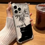 Jujutsu Kaisen Gojo Transparent Case for iPhone 16–11 & X Series – Shockproof Cover - Image 4