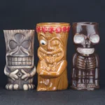 Hawaii Ceramic Tiki Mug Creative Cocktail Cup Easter Island Tiki Mugs Halloween Gift for Bar Tool - Image 4