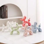 ceramics Balloon Dog Sculpture Home Decor room Decoration Accessories Office Nordic Animal Decorative Sculptures and Figurines - Image 5