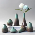 Ceramic Small flower Vase Home Decoration Crafts Tabletop Ornament Simplicity Japanese-style Decoration - Image 3