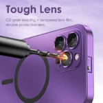 Metal Magnetic MagSafe Case for iPhone 17–12 Pro Max – Aluminum Frame Cover - Image 2