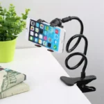 70cm 360° Flexible Phone Mount – Clip-On Bed & Desktop Stand