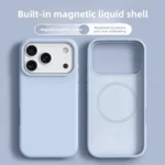 Magnetic Liquid Silicone Phone Case for iPhone 17 Pro, 17 Pro Max, 16 Pro & 16 Pro Max – Shockproof Soft Cover - Image 3