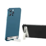 Magnetic Ultra-Thin Foldable Phone Holder Stand – Metal Alloy Desktop Kickstand for Smartphones - Image 2
