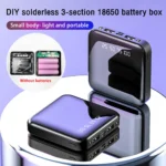 DIY 18650 Power Bank Case 4-in-1 Battery Storage & Charger Shell – Micro USB & USB-C with LED Flashlight - Image 2