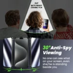 3-Pack Privacy Self-Healing Screen Protector for Samsung Galaxy S25–S20 Series (Ultra/Plus) – Anti-Spy Film - Image 5