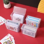 New Transparent Plastic Boxes Playing Cards Container PP Storage Case Packing Poker Game Card Box For Board Games - Image 2