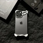 Aluminum Metal Bumper Case for iPhone 17–13 Pro Max – Shockproof with Camera Lens Protection - Image 4