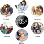 1/2 Digital Kitchen Timer Magnetic Visual Timer Large LED Display Reminder for Kids Cooking and Fitness Countdown Timer - Image 6