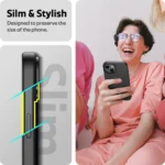 Matte Black Silicone Case for iPhone 16–7 & SE – Soft Slim Cover - Image 2