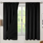 High Shade Waterproof Heat Insulation Indoor Outdoor Curtains Door Curtains Decoration Home Garden - Image 4