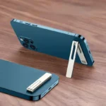 Magnetic Ultra-Thin Foldable Phone Holder Stand – Metal Alloy Desktop Kickstand for Smartphones - Image 5