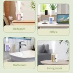 Automatic Diffuser Aromatherapy Car Perfume with Display Essential Oil Humidifier Bathroom Deodorization Air Freshener Jasmine - Image 5