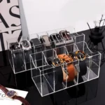 3/5/7 Grid Belt Organizer Boxes,Acrylic Belt Storage Holder for Closet,Display Case for Tie,Bow Tie,Belt Storage Rack & Display - Image 4